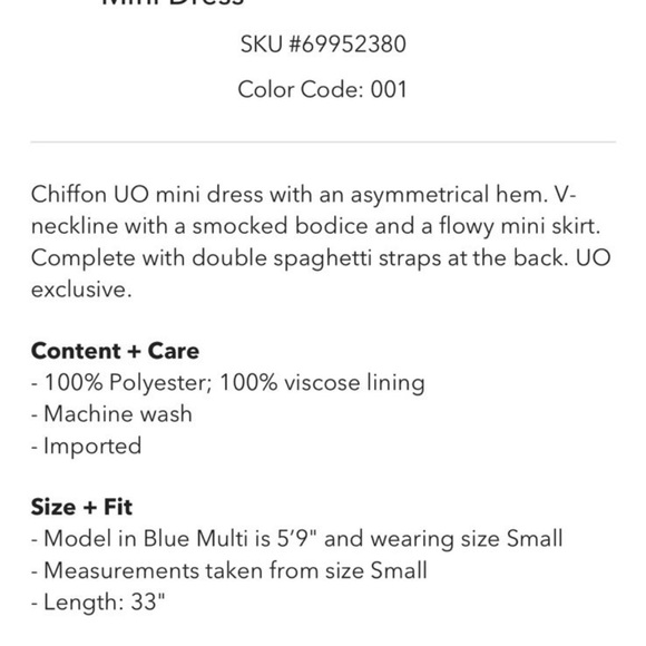 UO Sweet Escape Asymmetrical Mini Dress - Picture 5 of 5